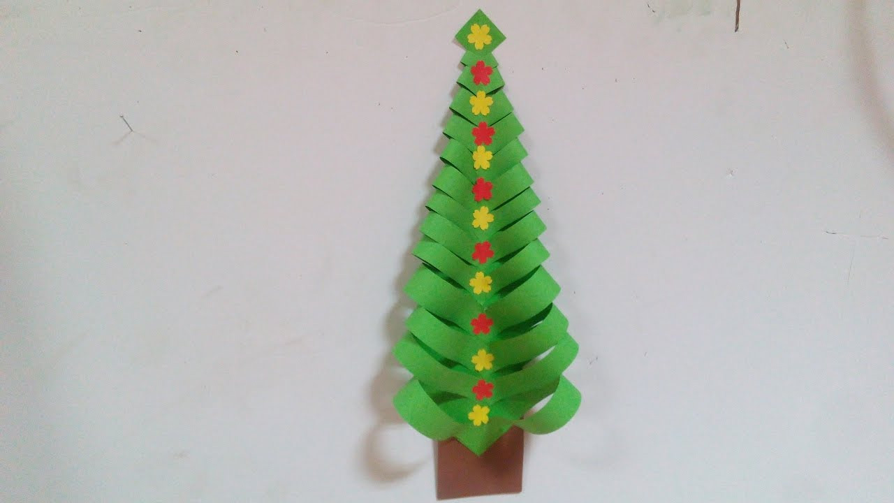 Christmas Tree Craft Ideas
 DIY Kids Crafts How to Make a Simple Christmas Tree for