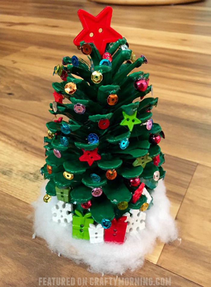 Christmas Tree Craft Ideas
 17 Christmas Pinecone Crafts and Ornaments