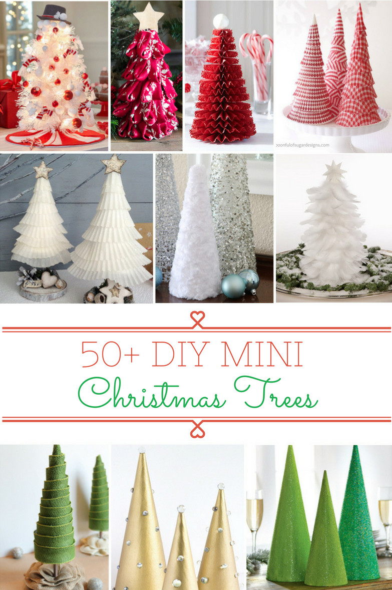Christmas Tree DIY
 50 DIY Mini Christmas Trees Prudent Penny Pincher