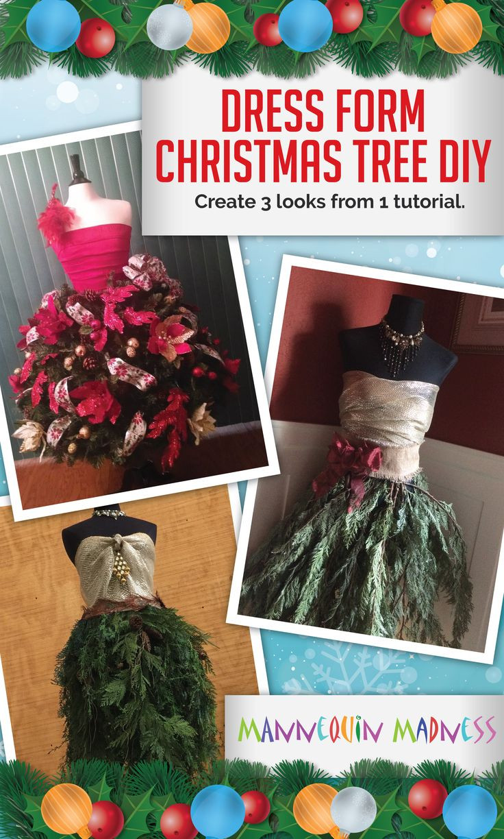 Christmas Tree Dress DIY
 eBook Tutorial Dress Form Christmas Tree Bohemian Style