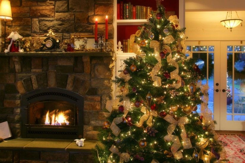 Christmas Tree Fireplace Wallpaper
 Christmas Fireplace Wallpaper ·① WallpaperTag