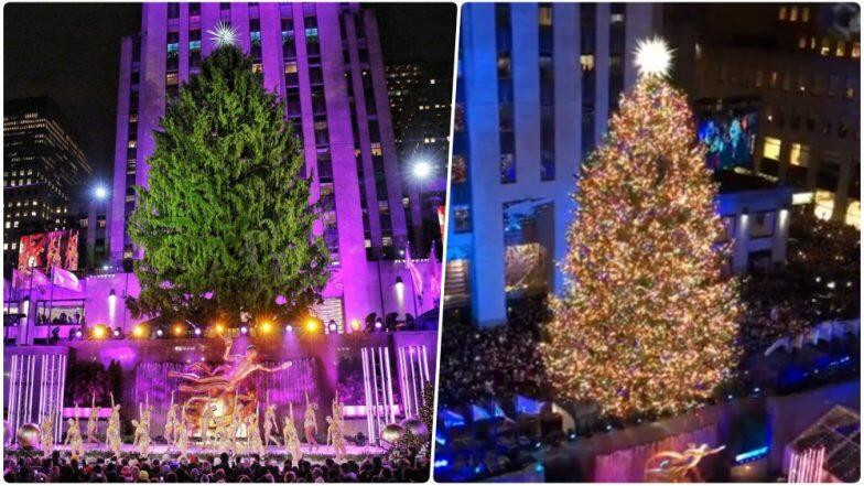 Christmas Tree Lighting 2019 Nyc
 Rockefeller Center Christmas Tree 2018 Lights NYC Here’s