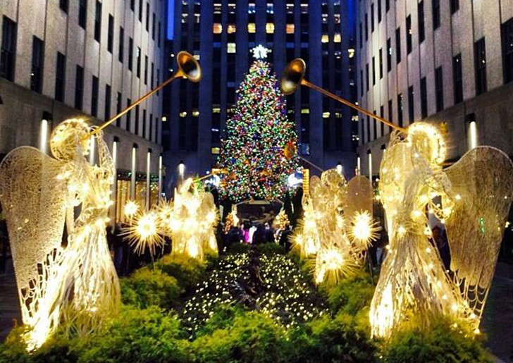 Christmas Tree Lighting 2019 Nyc
 2013 Rockefeller Center Christmas Tree Lights Up the Night