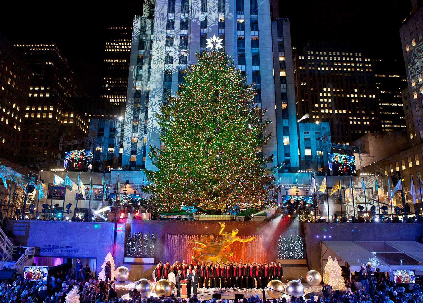 Christmas Tree Lighting 2019 Nyc
 Christmas in New York 2019 Rockefeller Center Christmas Tree