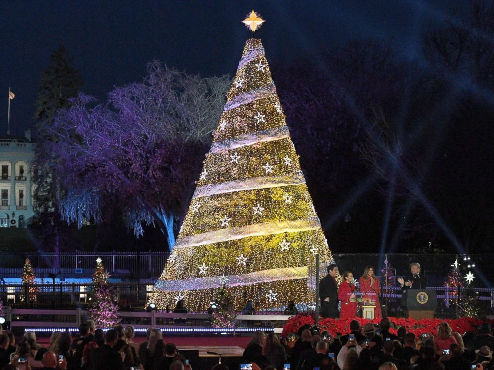 Christmas Tree Lighting Ceremony
 Melania Trump leads 95th annual National Christmas Tree
