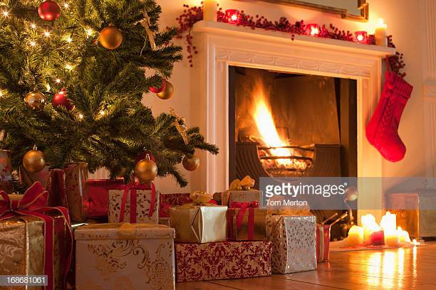 Christmas Tree Next To Fireplace
 60 Top Christmas Tree s & Getty