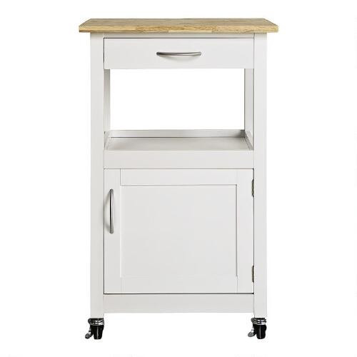 Christmas Tree Shop Kitchen Island
 Rolling Kitchen Cart with Drawer and Cabinet