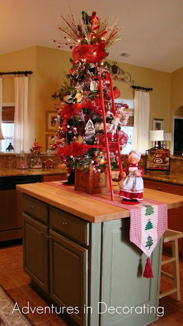 Christmas Tree Shop Kitchen Island
 Country Christmas Kitchen A really cute display but I
