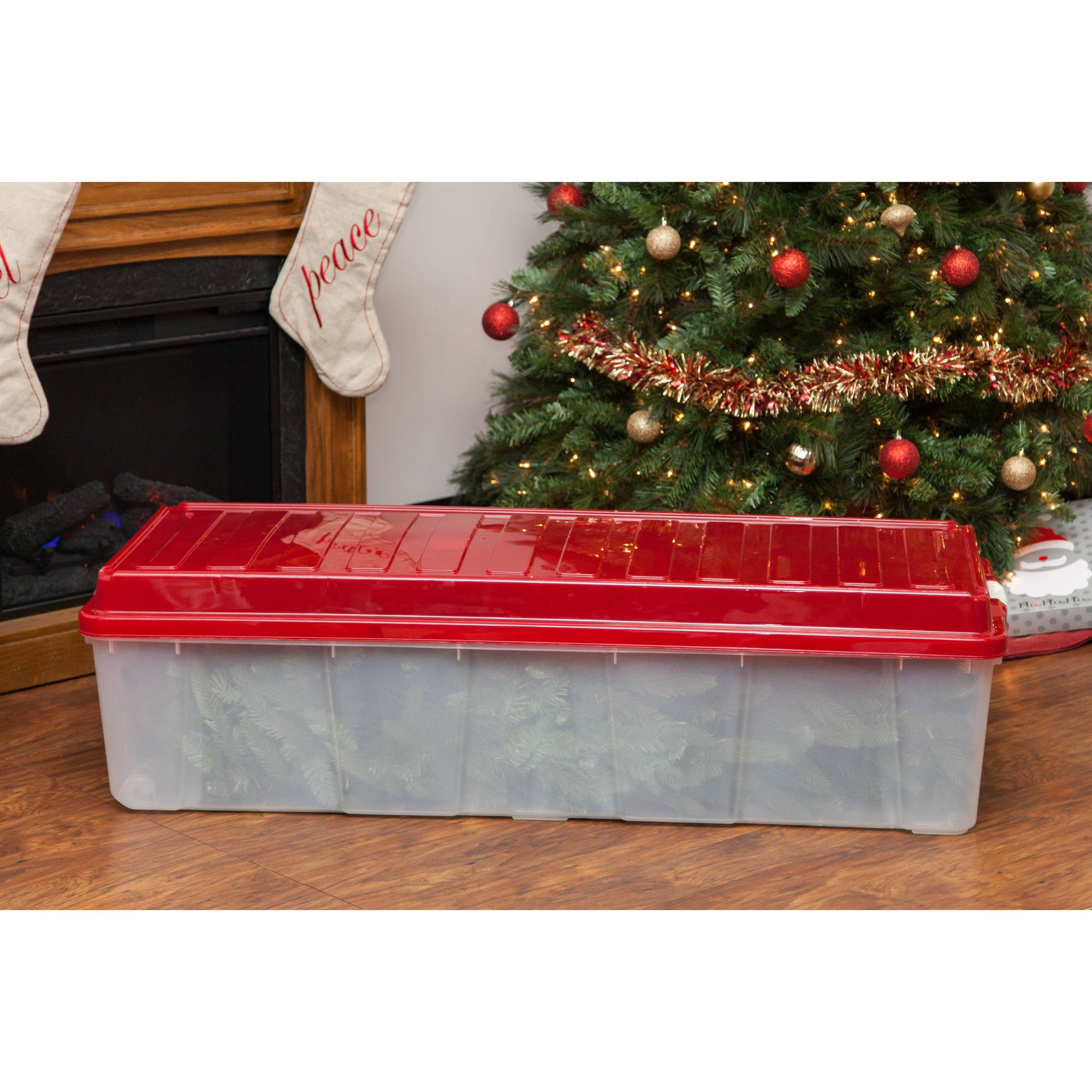 Christmas Tree Storage Bin
 Iris Holiday Ornament Storage Box
