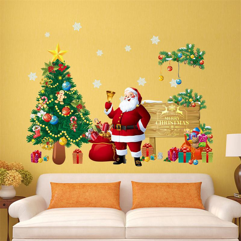 Christmas Tree Wall Decor
 Aliexpress Buy DIY Merry Christmas Wall Stickers