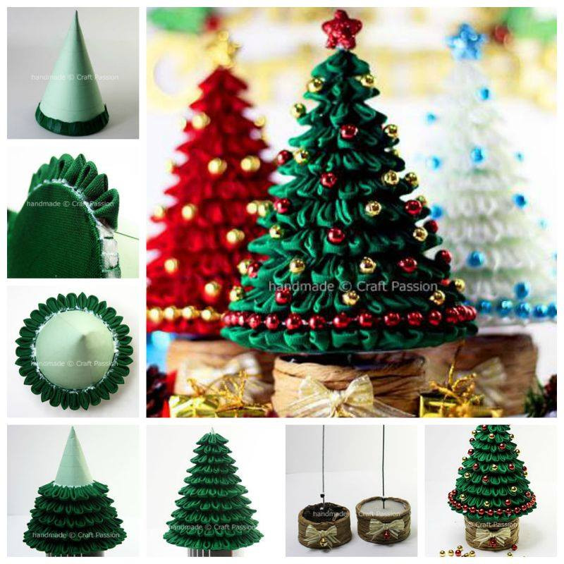 Christmas Trees DIY
 Wonderful DIY Mesh Ribbon Christmas Tree