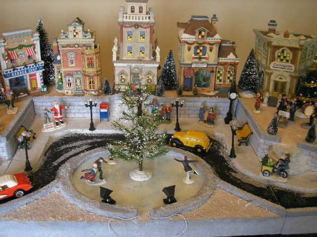 Christmas Village Display Platforms DIY
 828 best images about Holidays Christmas Village on