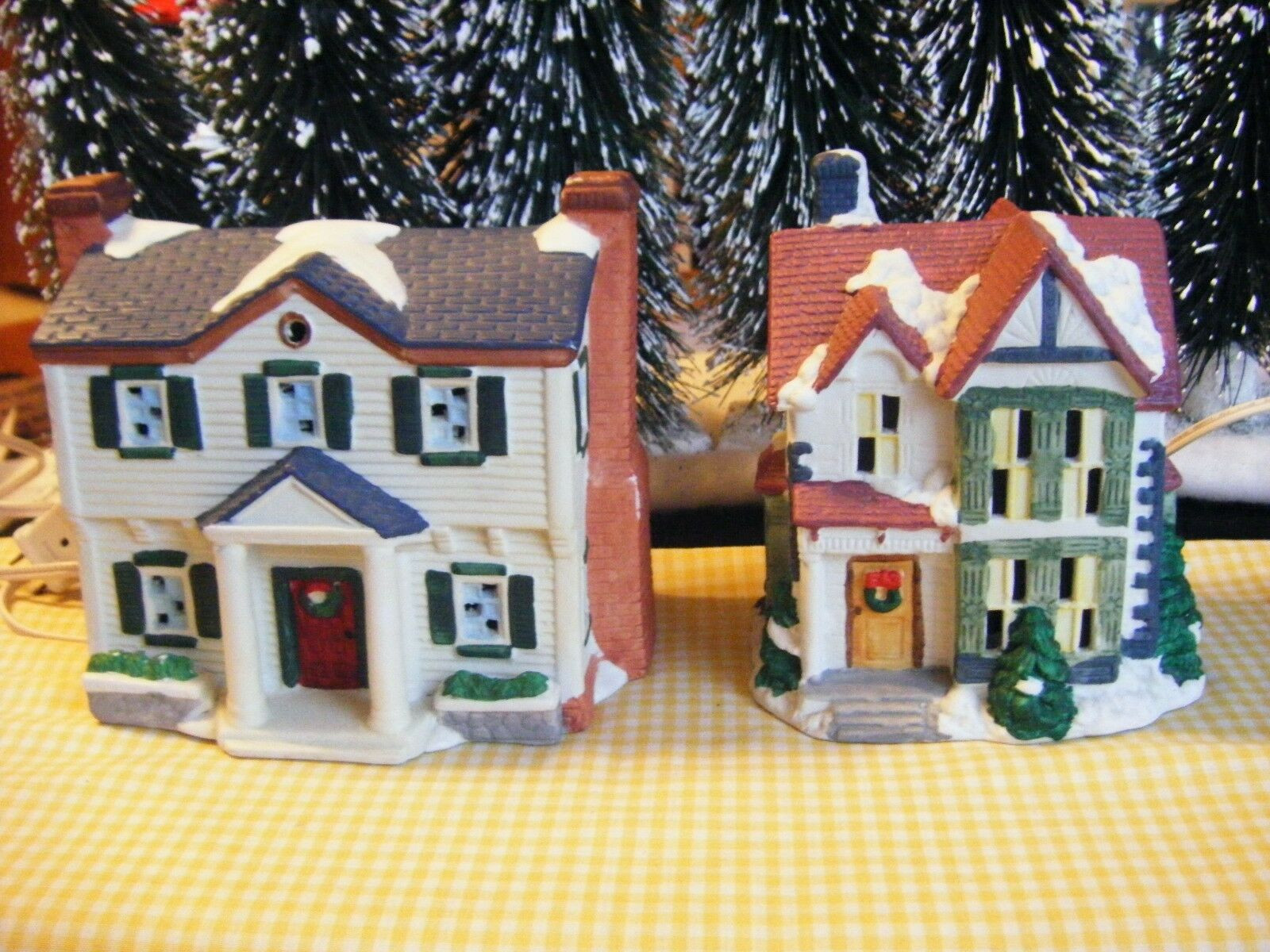 Christmas Village Fence
 For Sale Vintage Dickensville Christmas Village Houses