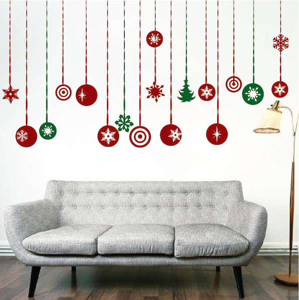 Christmas Wall Art Decor
 Christmas Hanging Ornament Wall Decals Trendy Wall Designs
