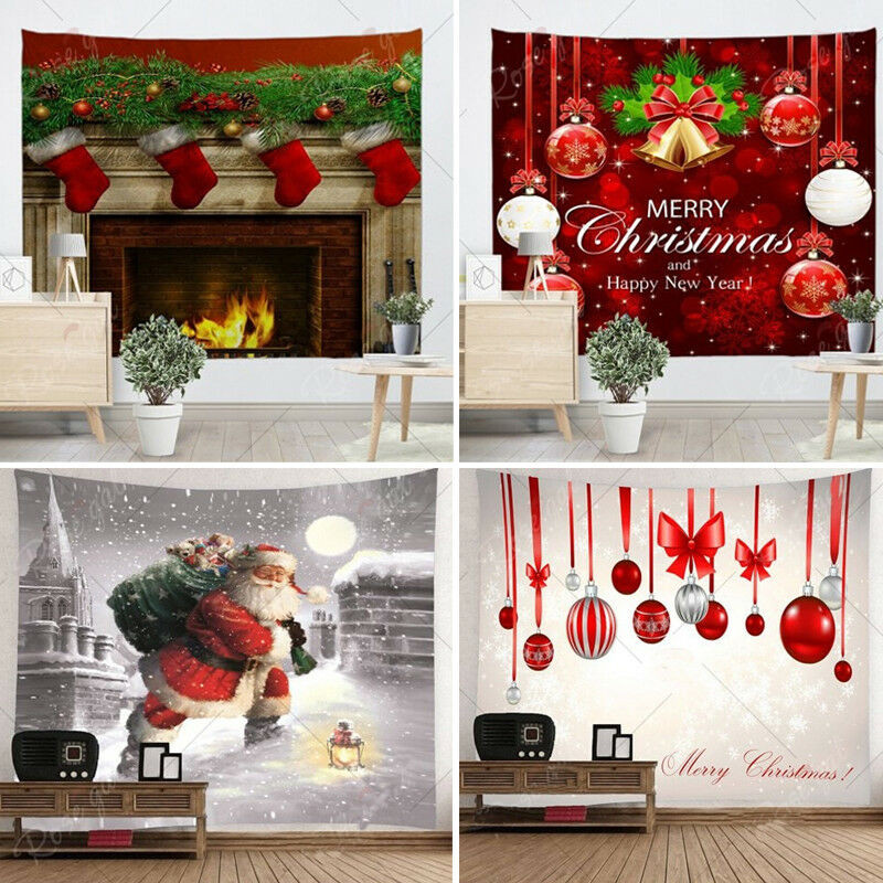 Christmas Wall Art Decor
 Xmas Art Home Wall Hanging Tapestry Wall Ornamentation