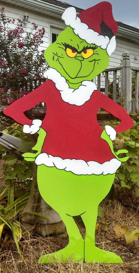 Christmas Wood Yard Art Patterns
 Grinch Wood Yard Art Patterns WoodWorking Projects & Plans