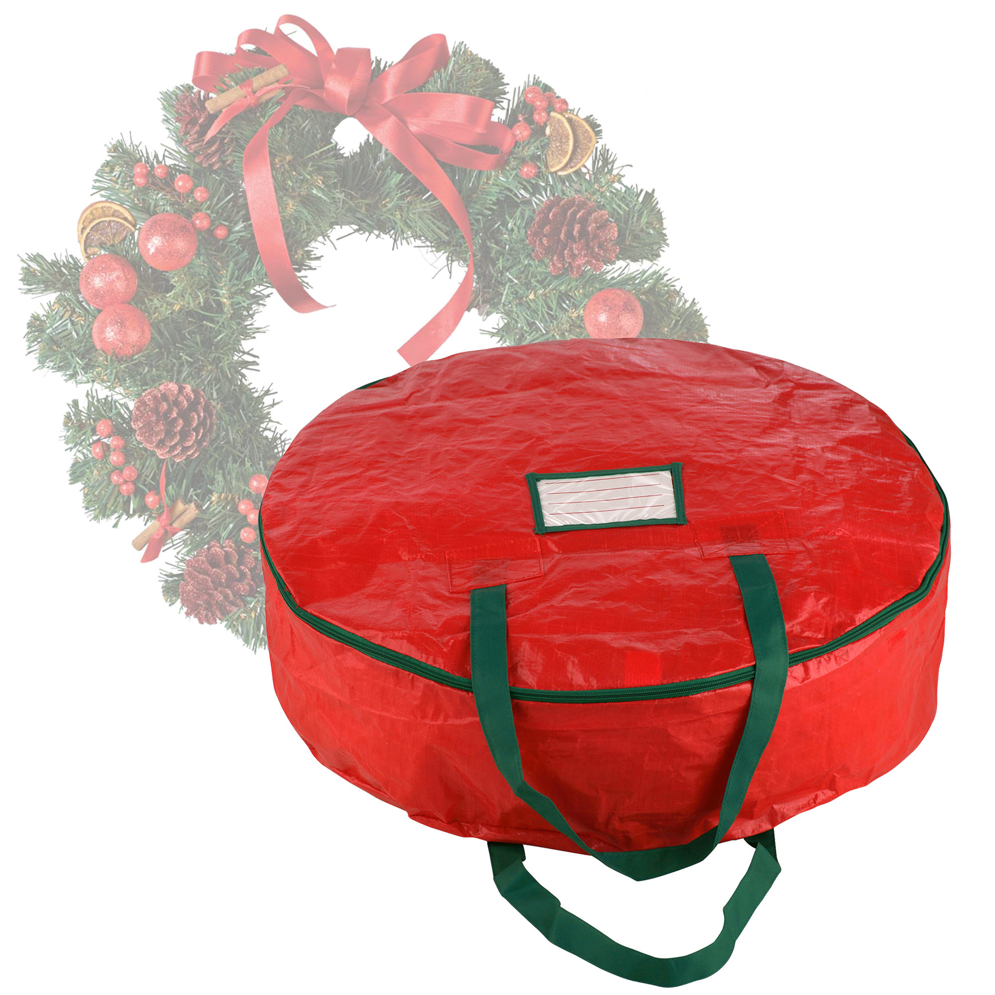 Christmas Wreath Storage
 Elf Stor Premium Holiday Christmas Wreath Storage Bag for