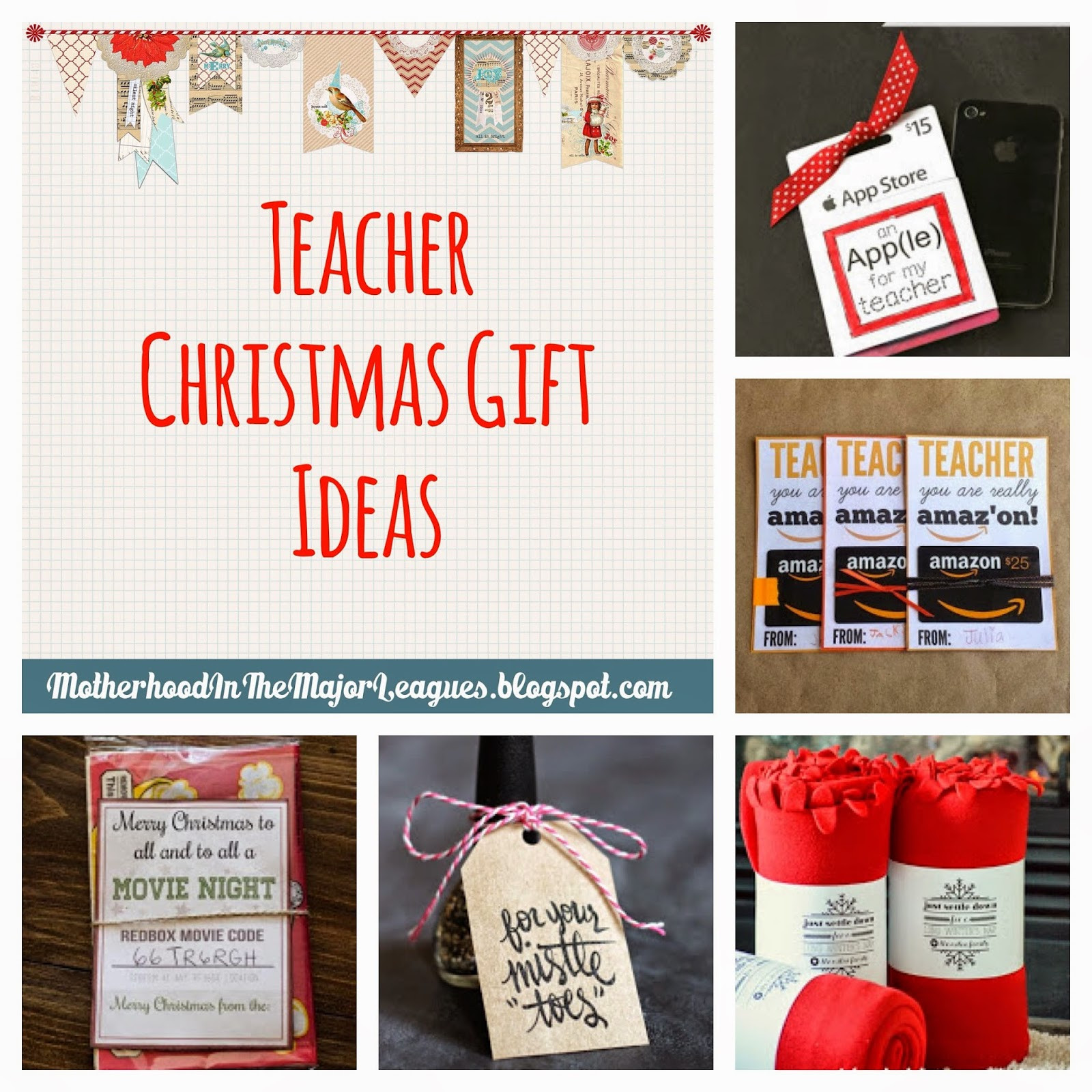 Classroom Christmas Gift Ideas
 Motherhood in the Major Leagues Teacher Christmas Gift Ideas