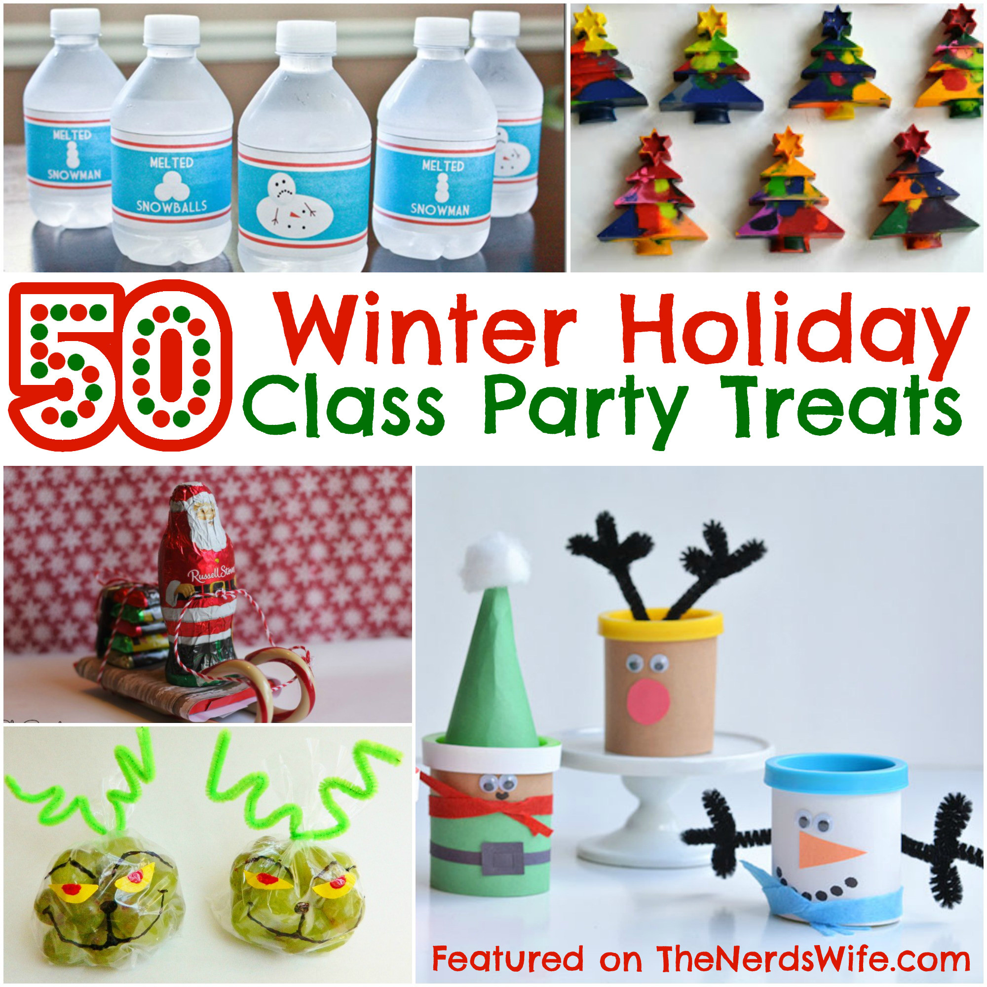 Classroom Christmas Party Ideas
 50 Winter Holiday Class Party Treats