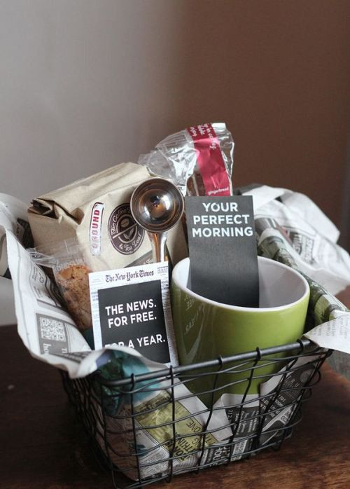 Coffee Lovers Gift Basket Ideas
 17 Best ideas about Coffee Gift Baskets on Pinterest