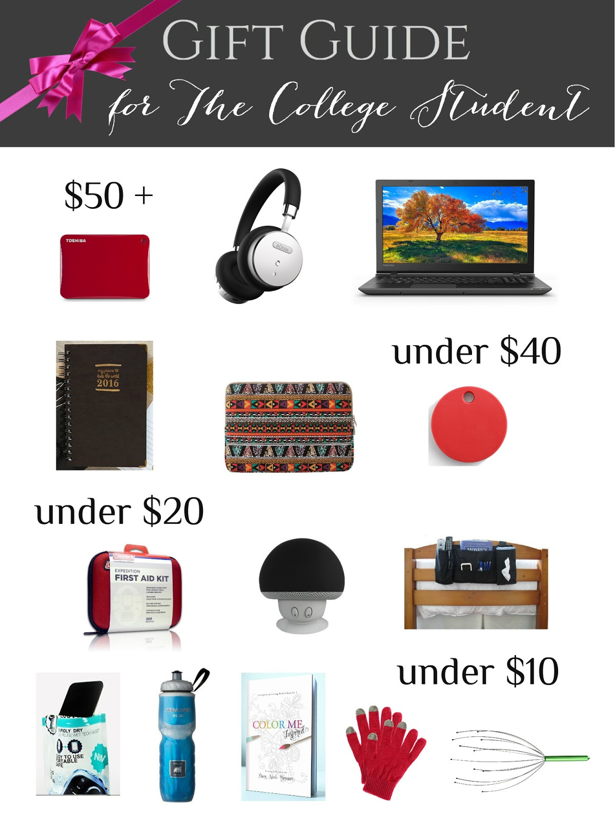 College Student Christmas Gift Ideas
 College Student Gift Guide