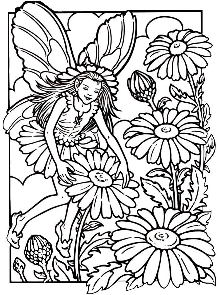 Coloring Pages For Adults Fairy
 Fairy Coloring Pages For Adults Coloring Home