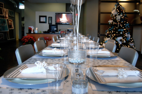 Company Christmas Party Ideas
 Winter Wonderland Themed pany Christmas Party on a $50