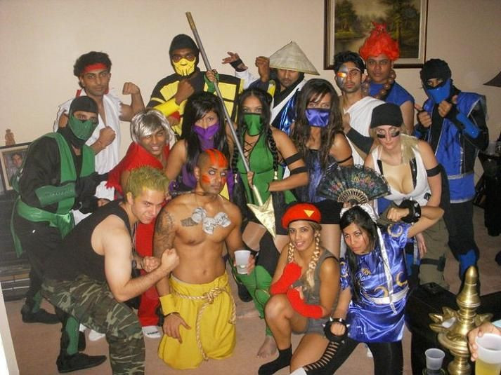 Company Halloween Party Ideas
 street fighter mortal kombat group funny halloween costume