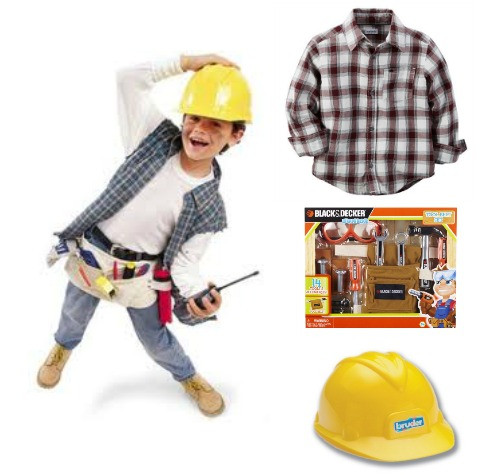 Construction Worker Costume DIY
 Easy DIY Halloween Costume Ideas for Kids Teens & Adults