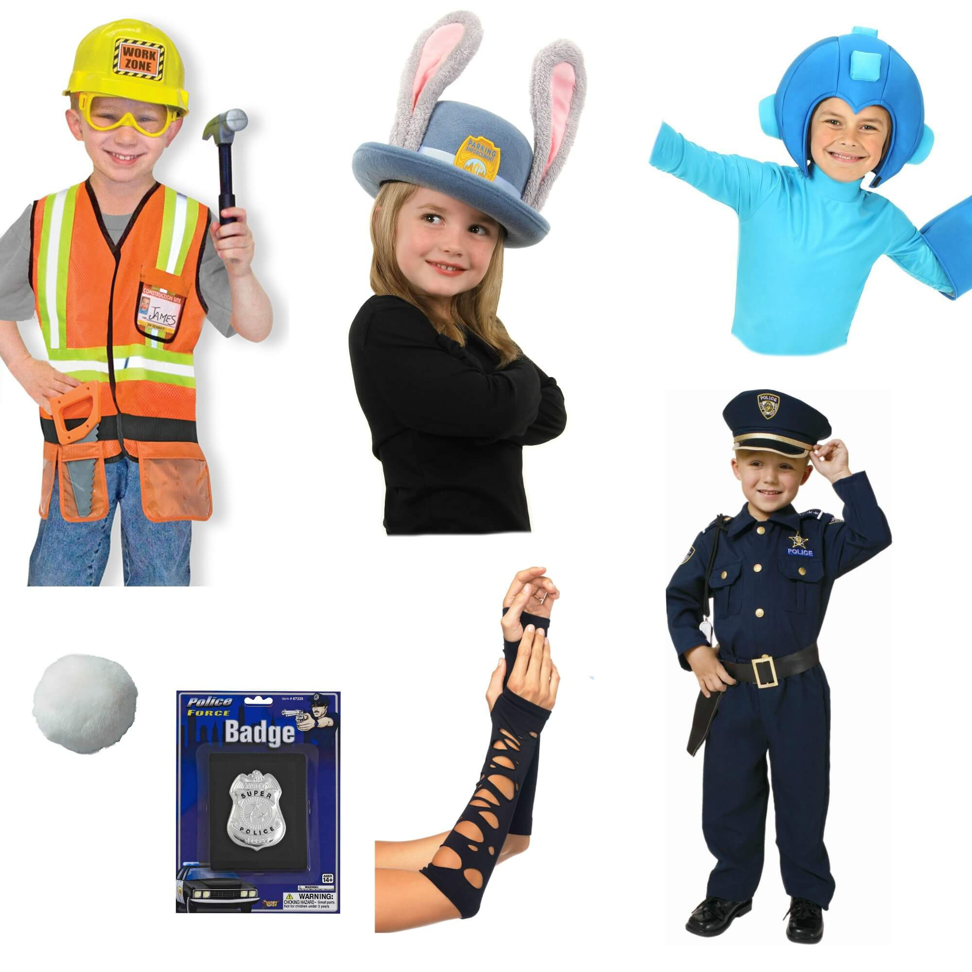 Construction Worker Costume DIY
 DIY Zootopia Halloween Costumes and Makeup Tutorial