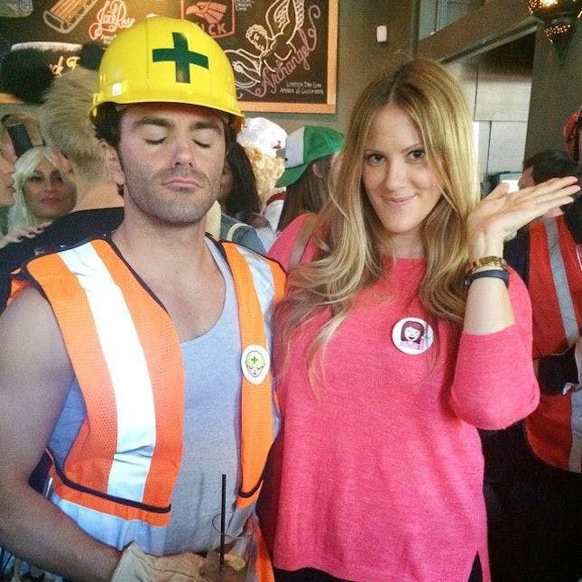 Construction Worker Costume DIY
 20 Emoji Costumes That Totally [Hand Clap] ed Halloween