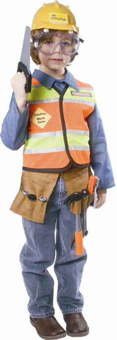 Construction Worker Costume DIY
 Construction Worker Costume Dramatic Play