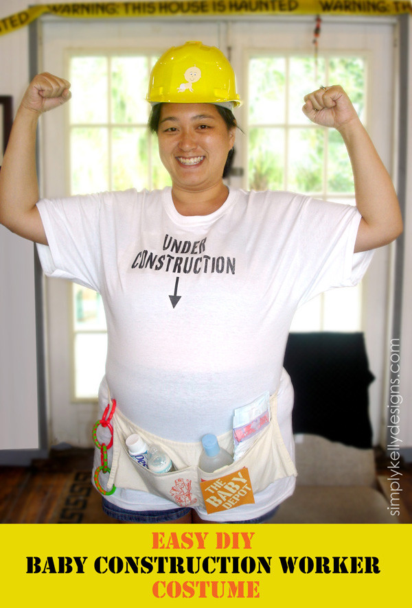 Construction Worker Costume DIY
 Easy DIY Baby Construction Worker Costume For During Pregnancy