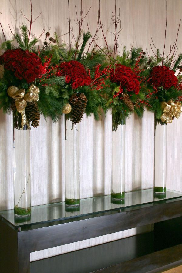 Contemporary Christmas Flower Arrangements
 2046 best flower arrangements images on Pinterest