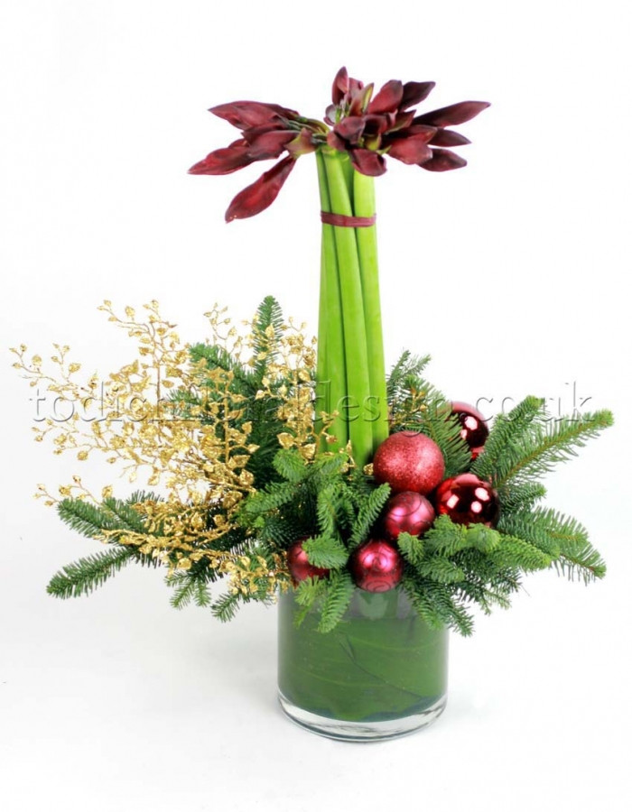 Contemporary Christmas Flower Arrangements
 Modern table decorations christmas floral arrangements