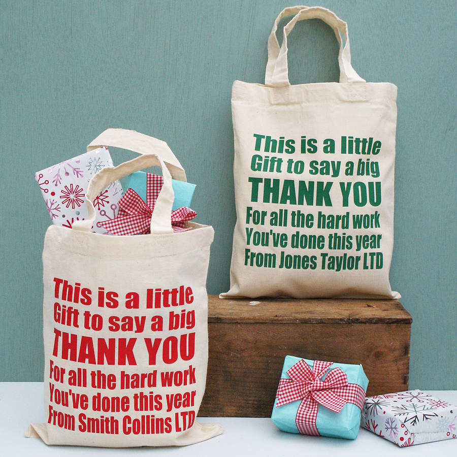 Corporate Thank You Gift Ideas
 personalised corporate thank you t bags by sparks
