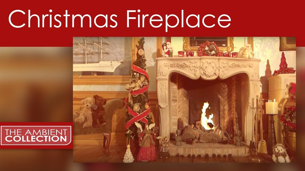 Cozy Christmas Fireplace
 Cozy Fireplace For Christmas With Crackling Sounds