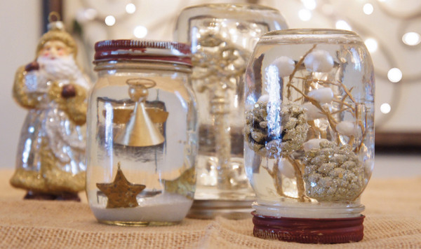 Craft Ideas For Christmas Gifts
 Homemade snow globes the merriest of kids Christmas crafts