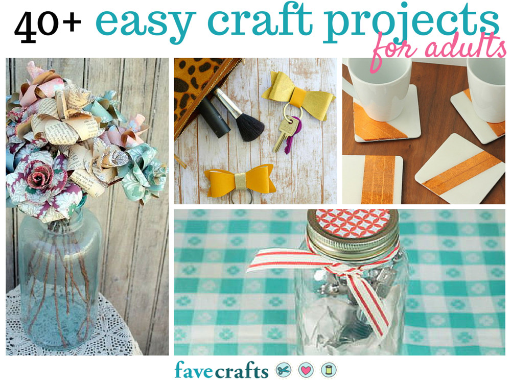 Craft Project Ideas For Adults
 44 Easy Craft Projects For Adults