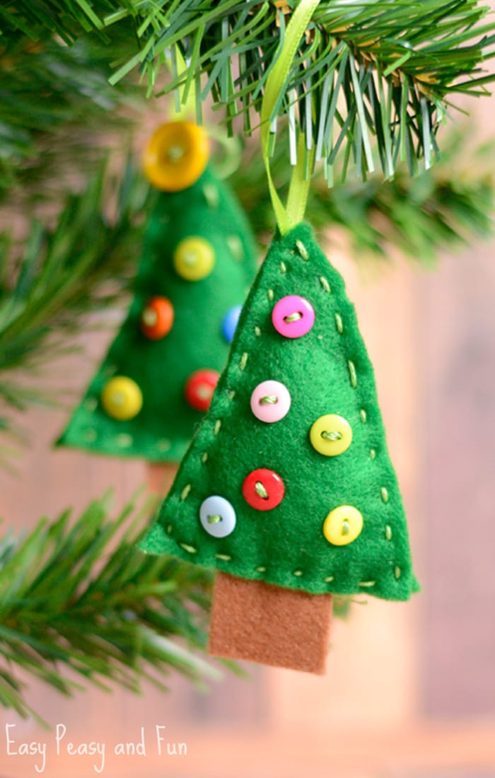 Craft To Make For Christmas
 Felt Christmas Tree Ornament Easy Peasy and Fun