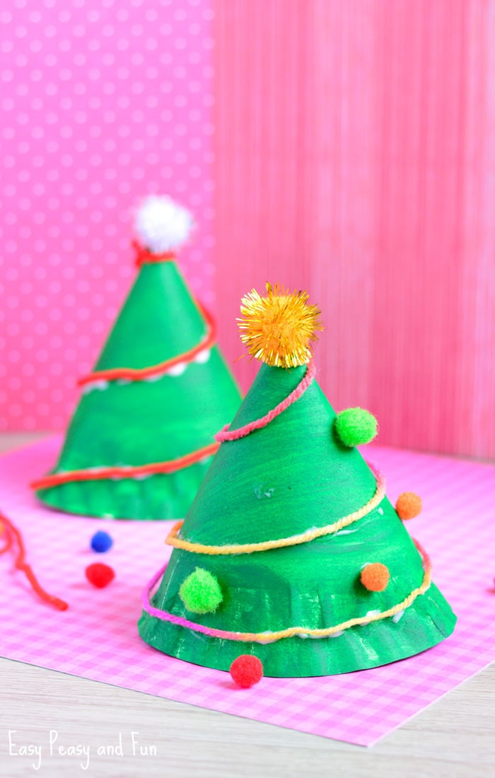 Crafts To Make For Christmas
 Paper Plate Christmas Tree Craft Easy Peasy and Fun