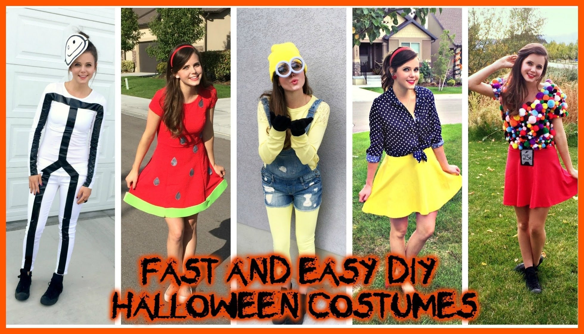 Creative DIY Halloween Costumes
 10 Attractive Last Minute Homemade Halloween Costume Ideas