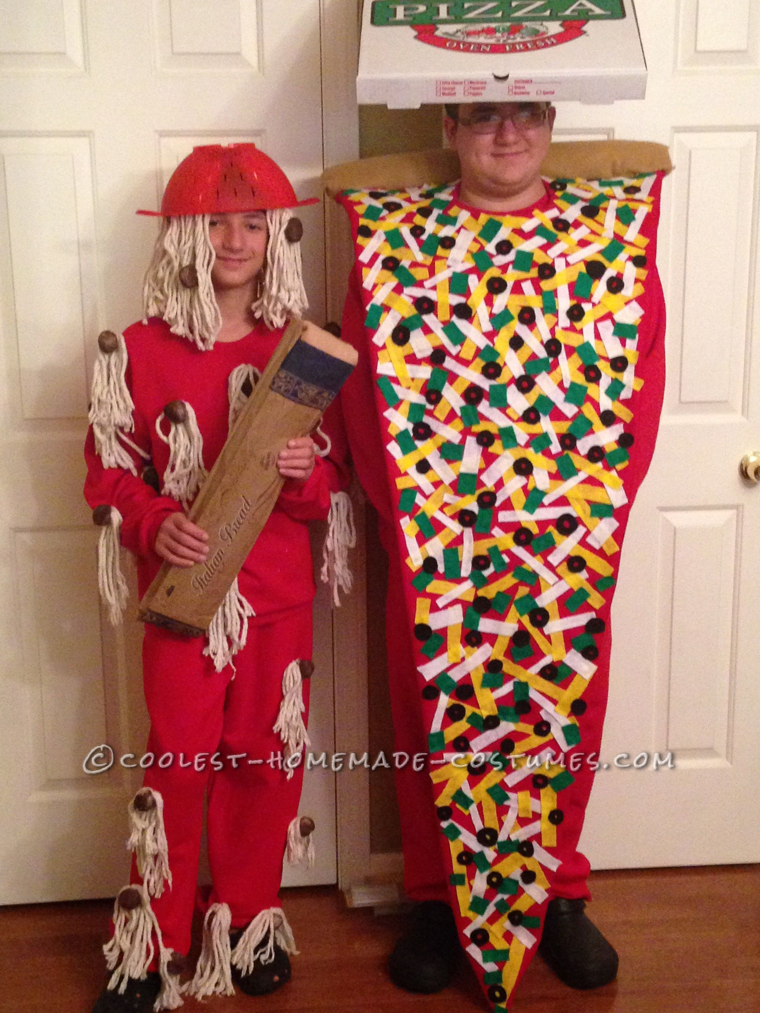 Creative Ideas For Halloween Costume
 Cool Pizza and Spaghetti Costumes for Food Loving Boys