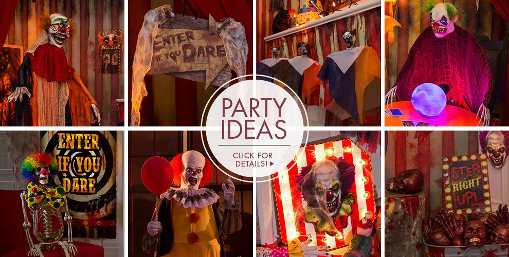 Creepy Halloween Party Ideas
 Creepy Carnival Decorations Creepy Clown Props