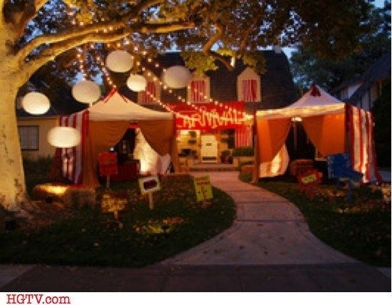 Creepy Halloween Party Ideas
 Creepy Carnival Tents for an Outdoor Halloween Theme