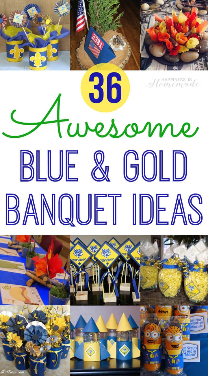 Cub Scout Christmas Party Ideas
 Cub Scout Blue & Gold Banquet Ideas Happiness is Homemade