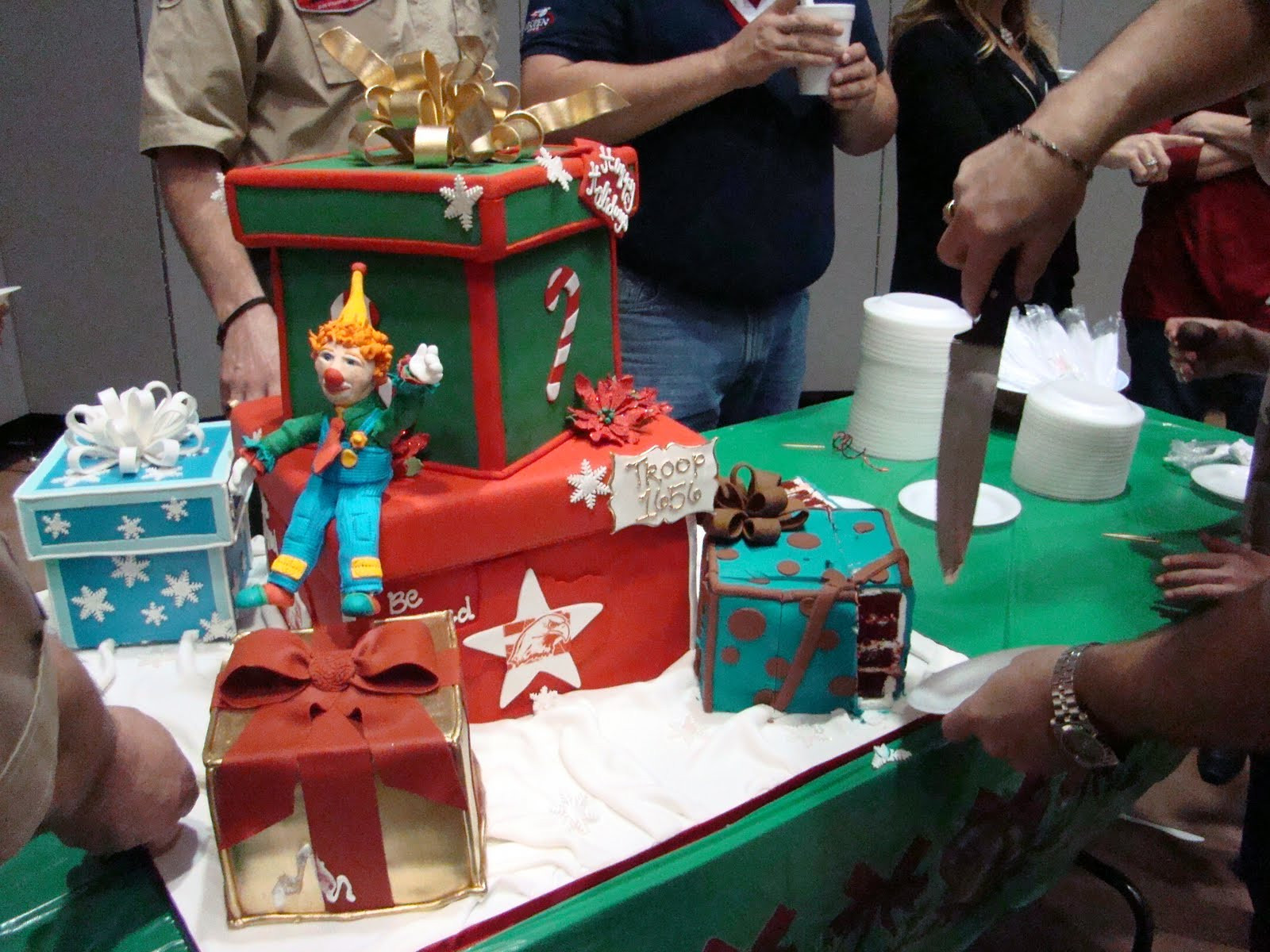 Cub Scout Christmas Party Ideas
 Mike Traci and boys Boy Scout Christmas Party