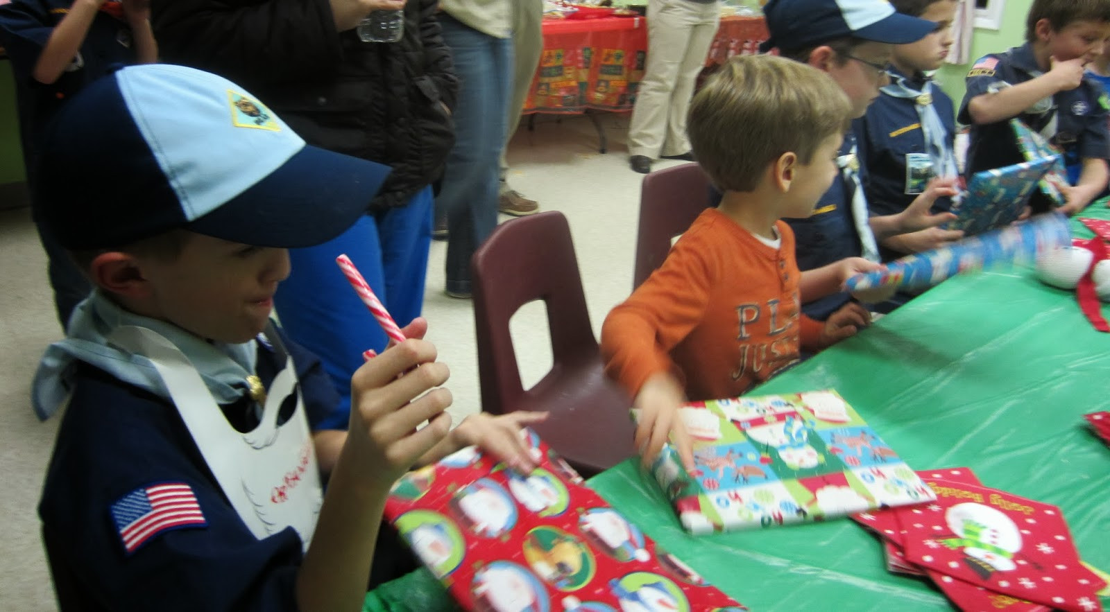 Cub Scout Christmas Party Ideas
 Sleepless in Babyland Cub Scout Den Christmas Party