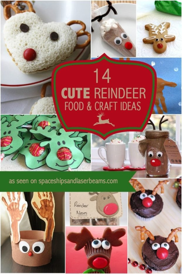 Cute Christmas Craft Ideas
 14 Cute Reindeer Craft and Food Ideas Kids will Love