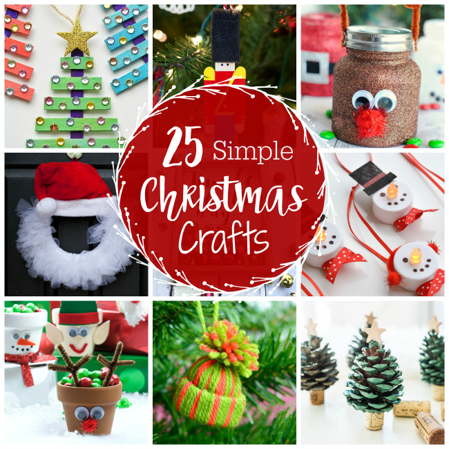 Cute Christmas Craft Ideas
 25 Cute and Simple Christmas Crafts for Everyone Crazy